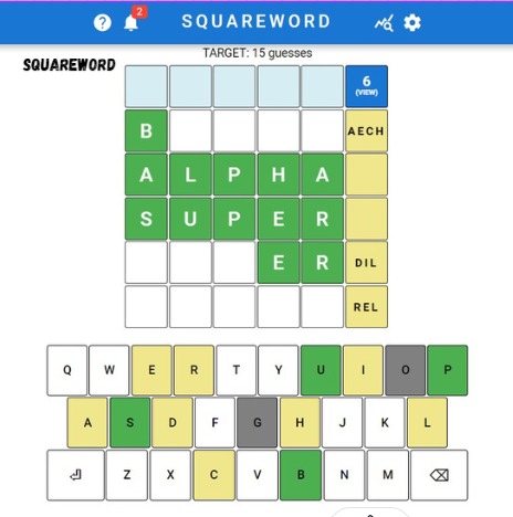 The Evolution of Squareword